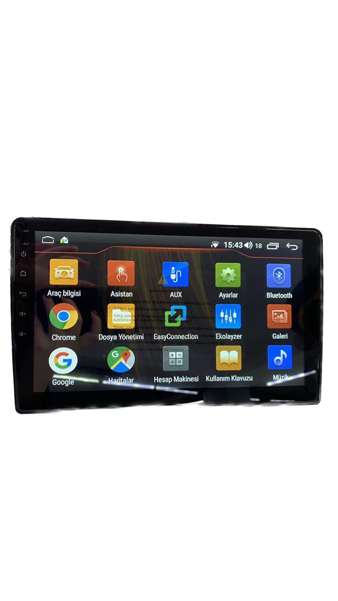 Newfron NF-VU110 10" Peugeot Android 8.1+8 Çekirdek+2 GB Ram+16 GB Rom+DSP+Double Din Oto Teyp