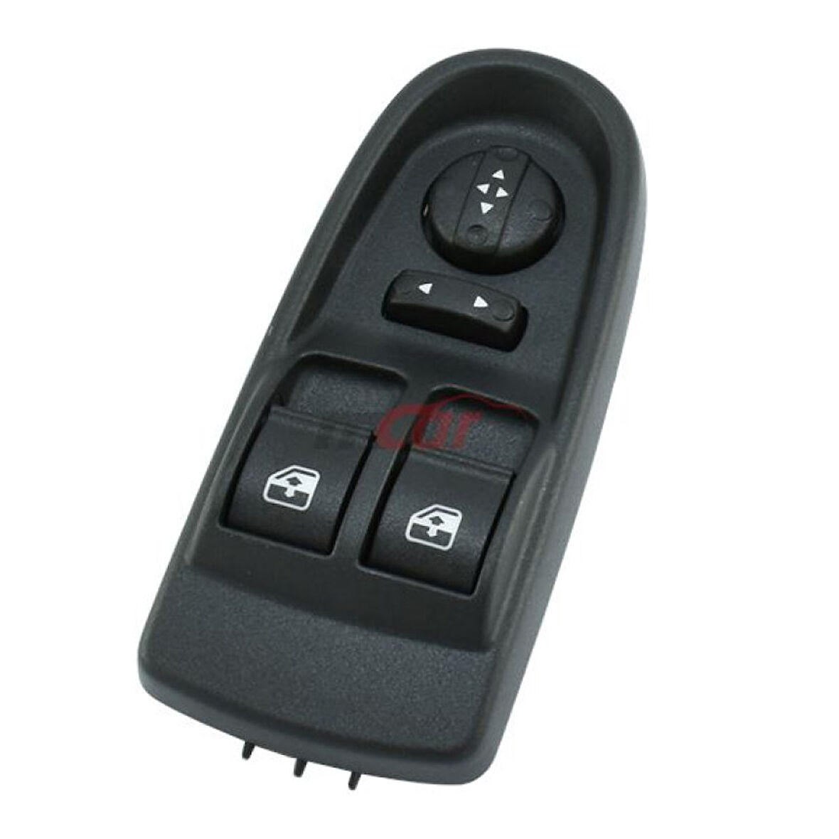 İveco Ticarı Cam Anahtarı (dugmesi) Ciftli Sol Daıly 12>14 Cerceveli (ayna Ayarlı) - Kraw An-1240