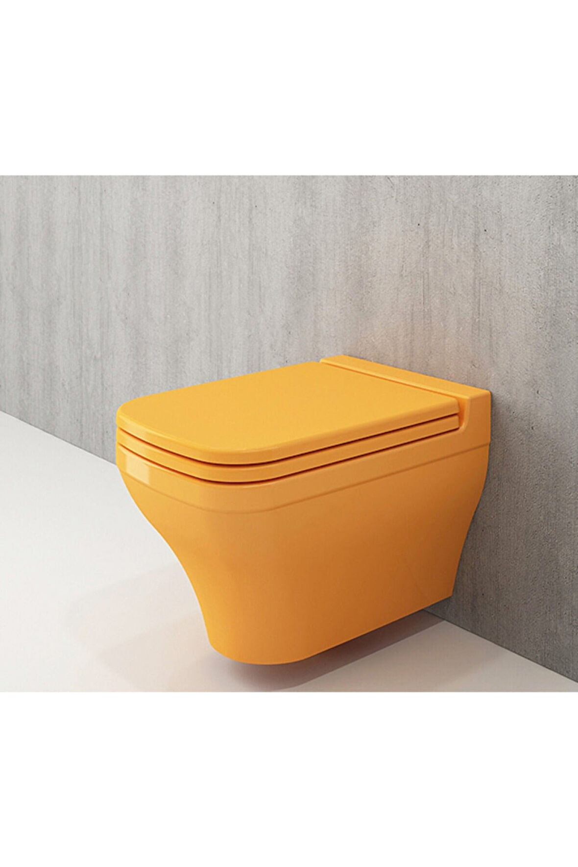 Scala Asma Klozet Ve Kapağı Mandalina Sarısı 1080-021-0128