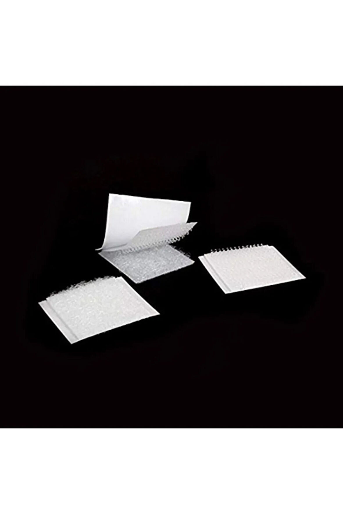 2x2cm Kare Kesim Cırt Bant, Arkası Yapışkanlı, Beyaz 1000 Adet Erkek-dişi Takım