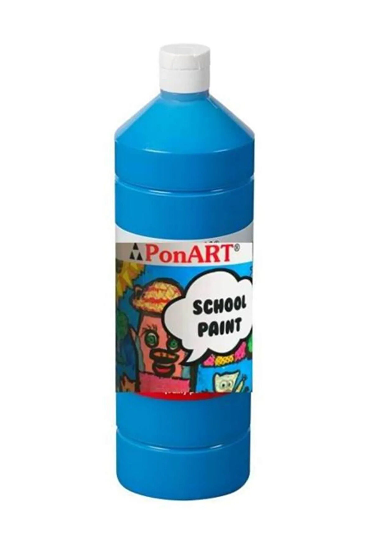School Paint Tempera Boya 1000 ml. PSP-2210 PRIMER MAVİ