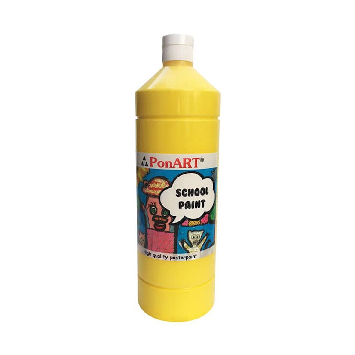 Ponart School Paint Çok Amaçlı Okul Boyası Sarı 250 ml