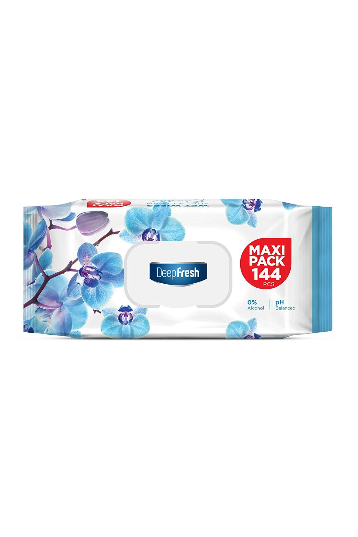 Deep Fresh Maxi Pack Orkide Alkolsüz 144 Yaprak 1 Paket Islak Mendil