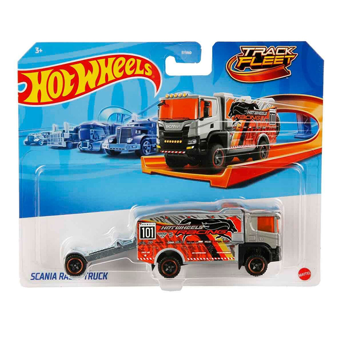 Hot Wheels Kamyonlar - Scania Rally Turck BMF60