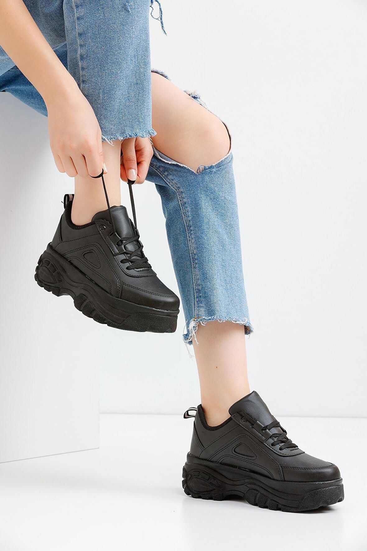 Devida Mayall Serisi 6 Cm Yüksek Taban Kadın Spor Ayakkabı