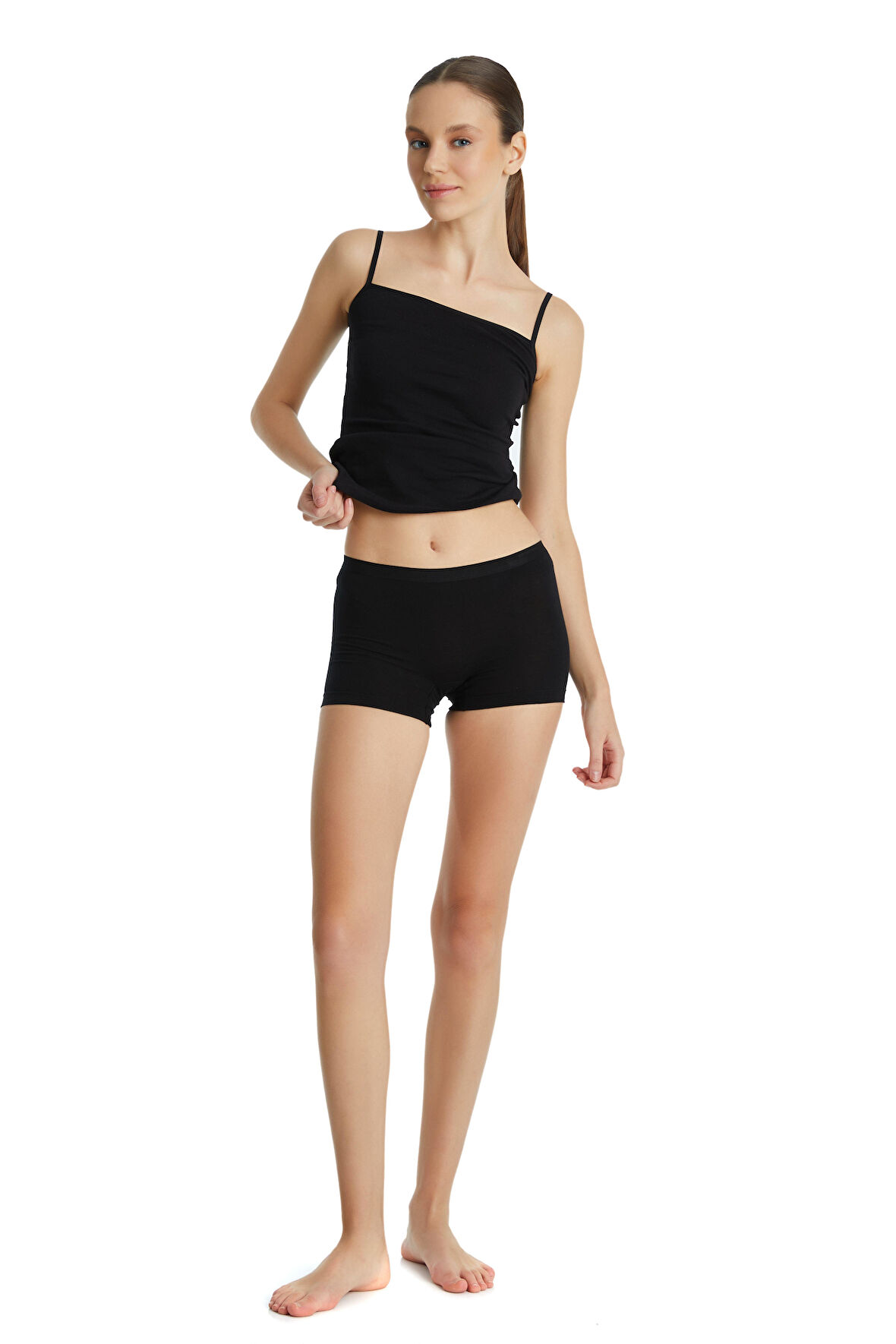 Blackspade Kadın Siyah Boxer Essential 1301