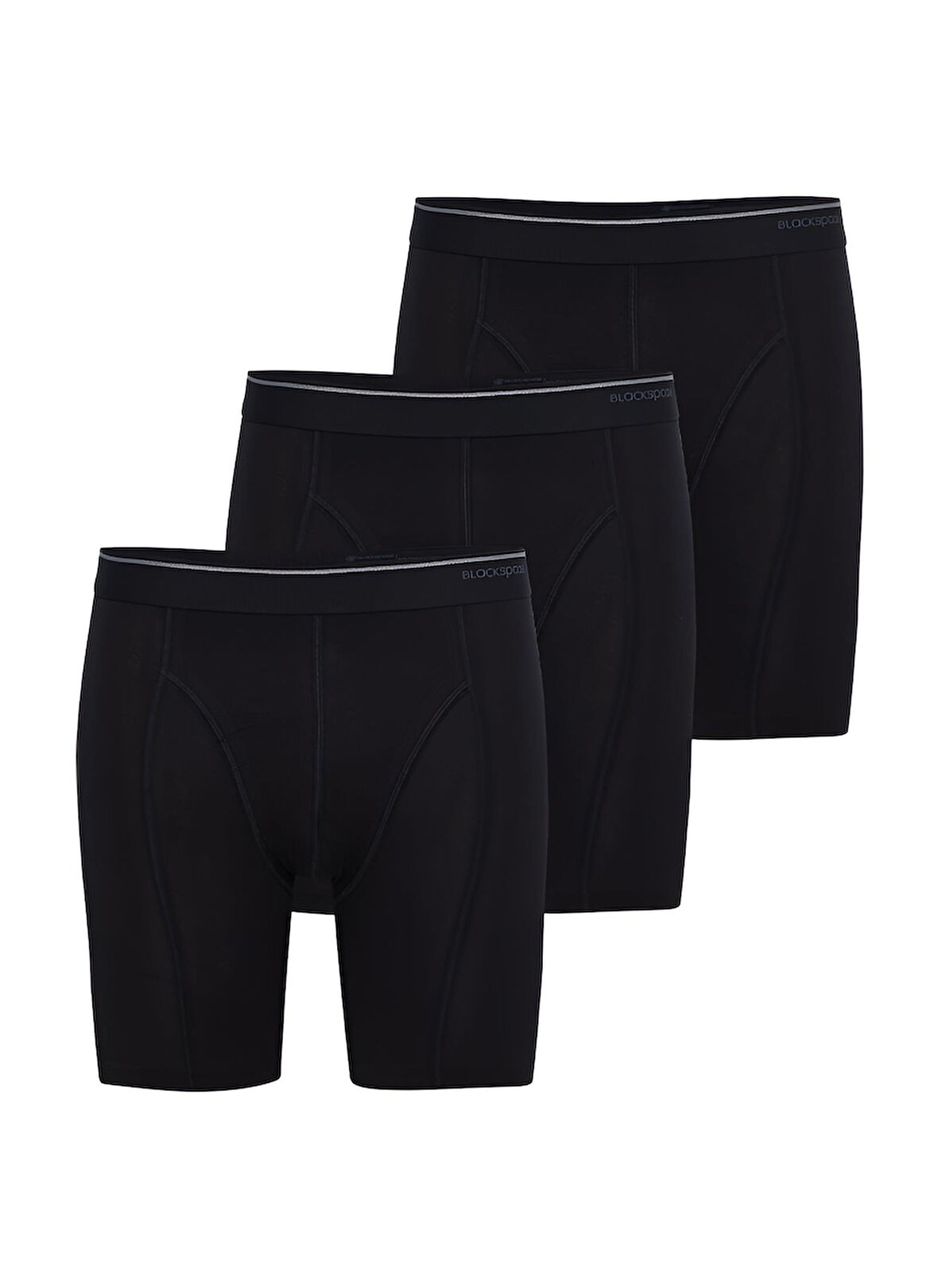 Blackspade Erkek Siyah Boxer Pamuklu 3'lü Paket 9683