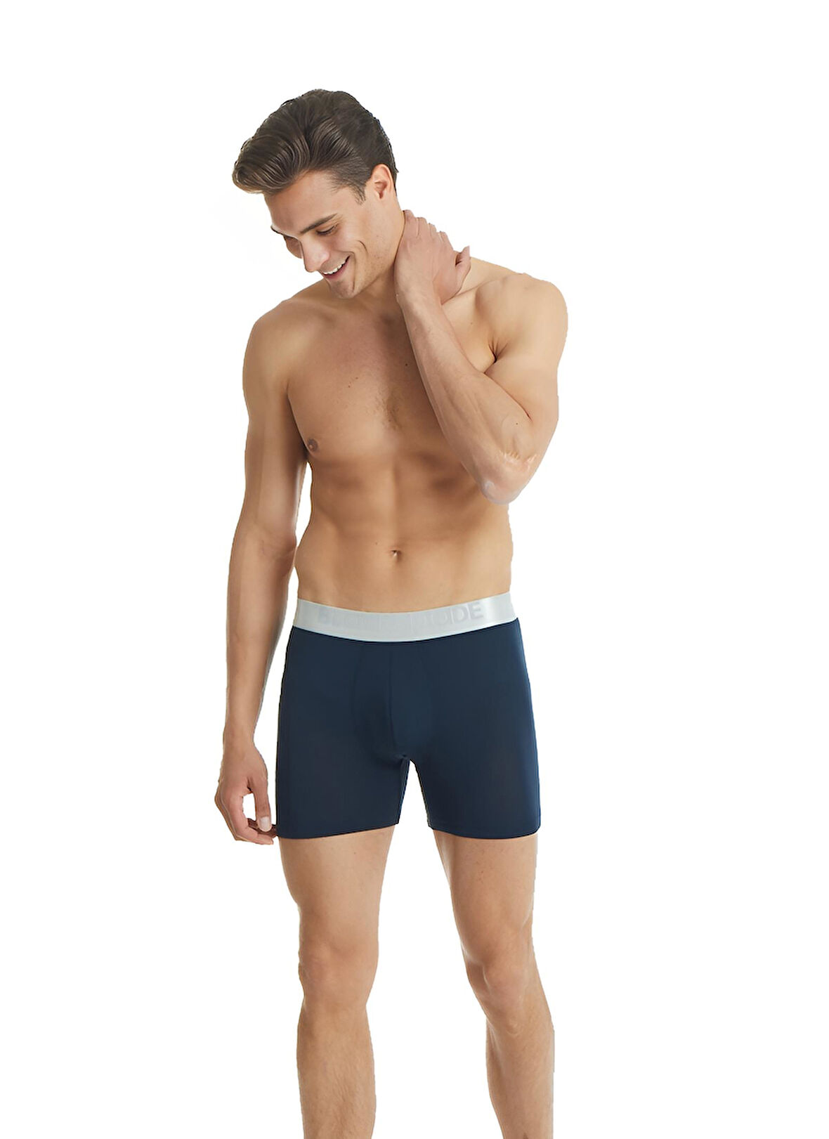 Blackspade Erkek Lacivert Modal Boxer Silver 9303