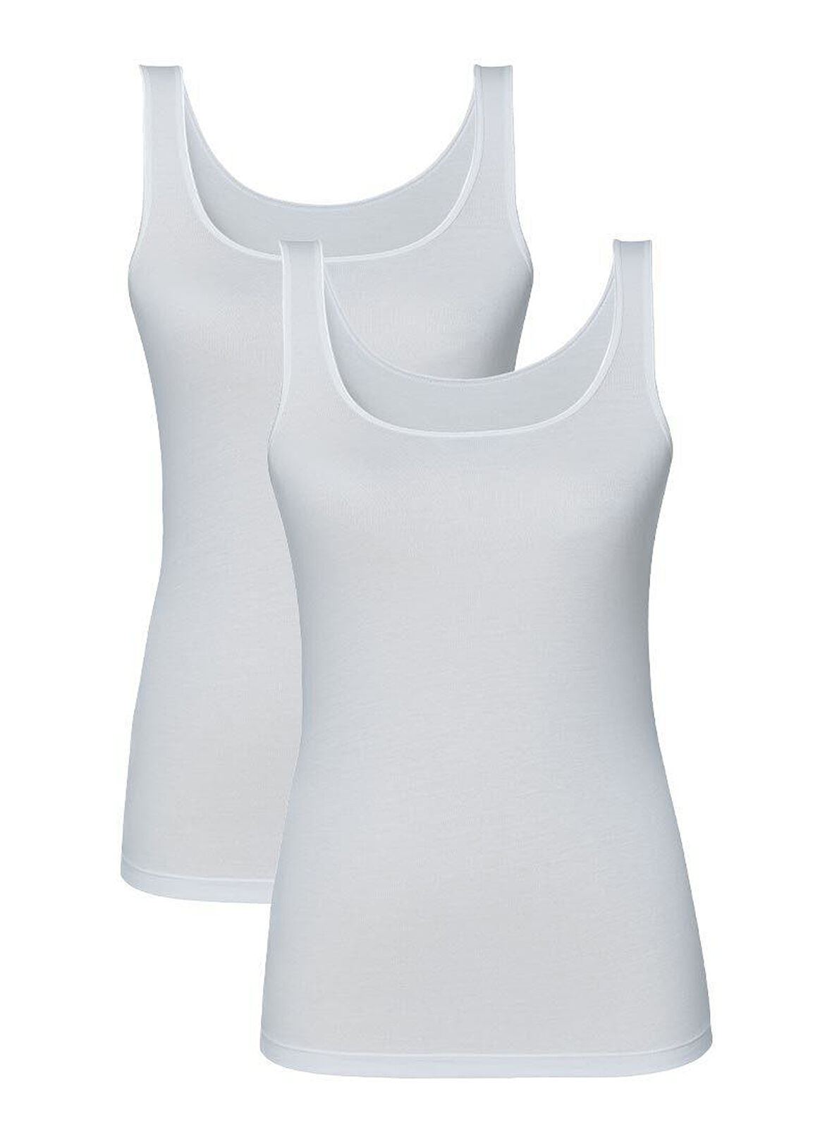 Blackspade Kadın Beyaz Atlet 2'li Paket Essential 1590