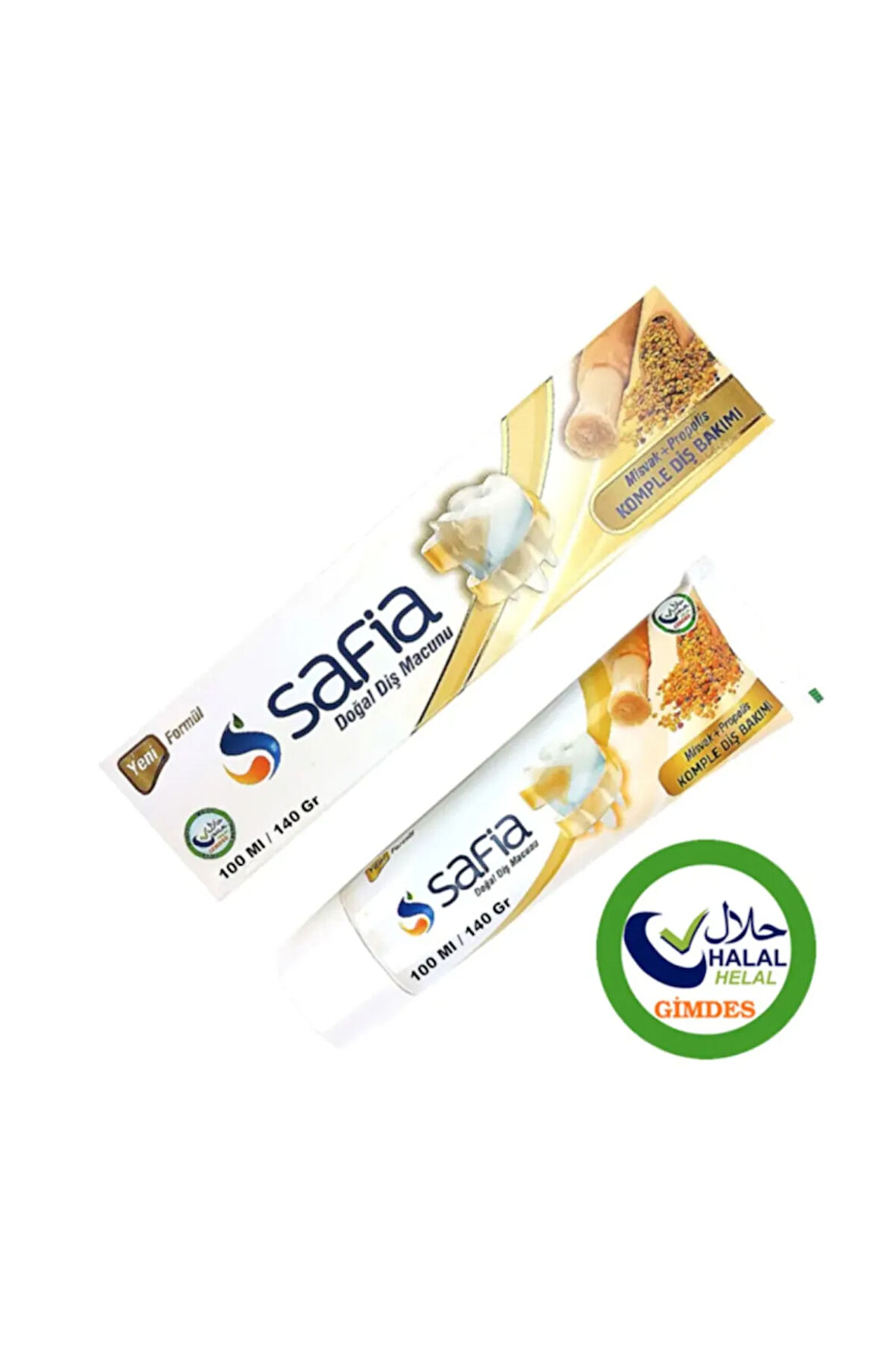 Diş Macunu 100 ml Misvaközü Propolis Komple Diş Bakımı Doğal Helal Marka 6 Adet