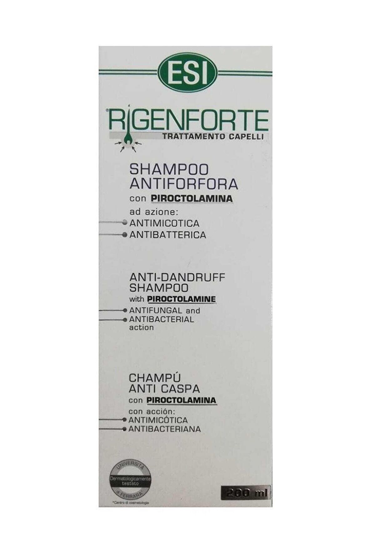 Rigenforte Saç Dökülmesine ve Kepeğe Karşı Bakım Şampuanı Antiforfora Shampoo 200 ml