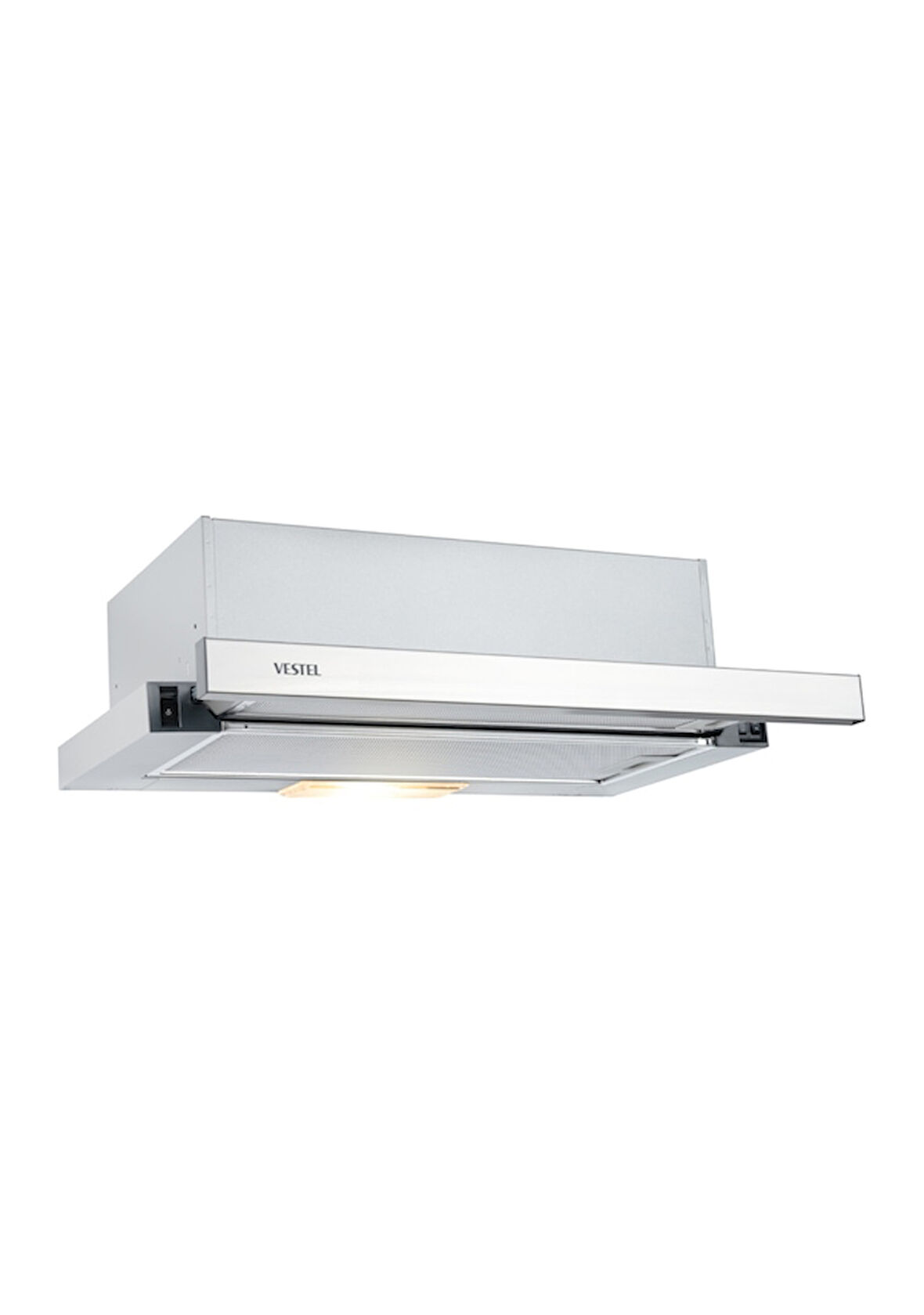 Vestel Truva Sürgülü Aspiratör Inox