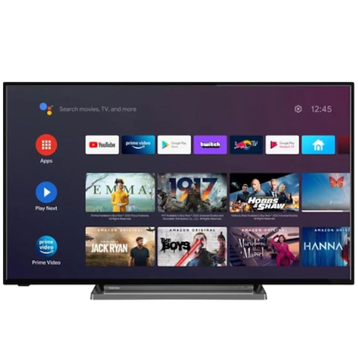 Toshiba 50UA3D63DT 4K Ultra HD 50" 127 Ekran Uydu Alıcılı Android Smart LED Televizyon