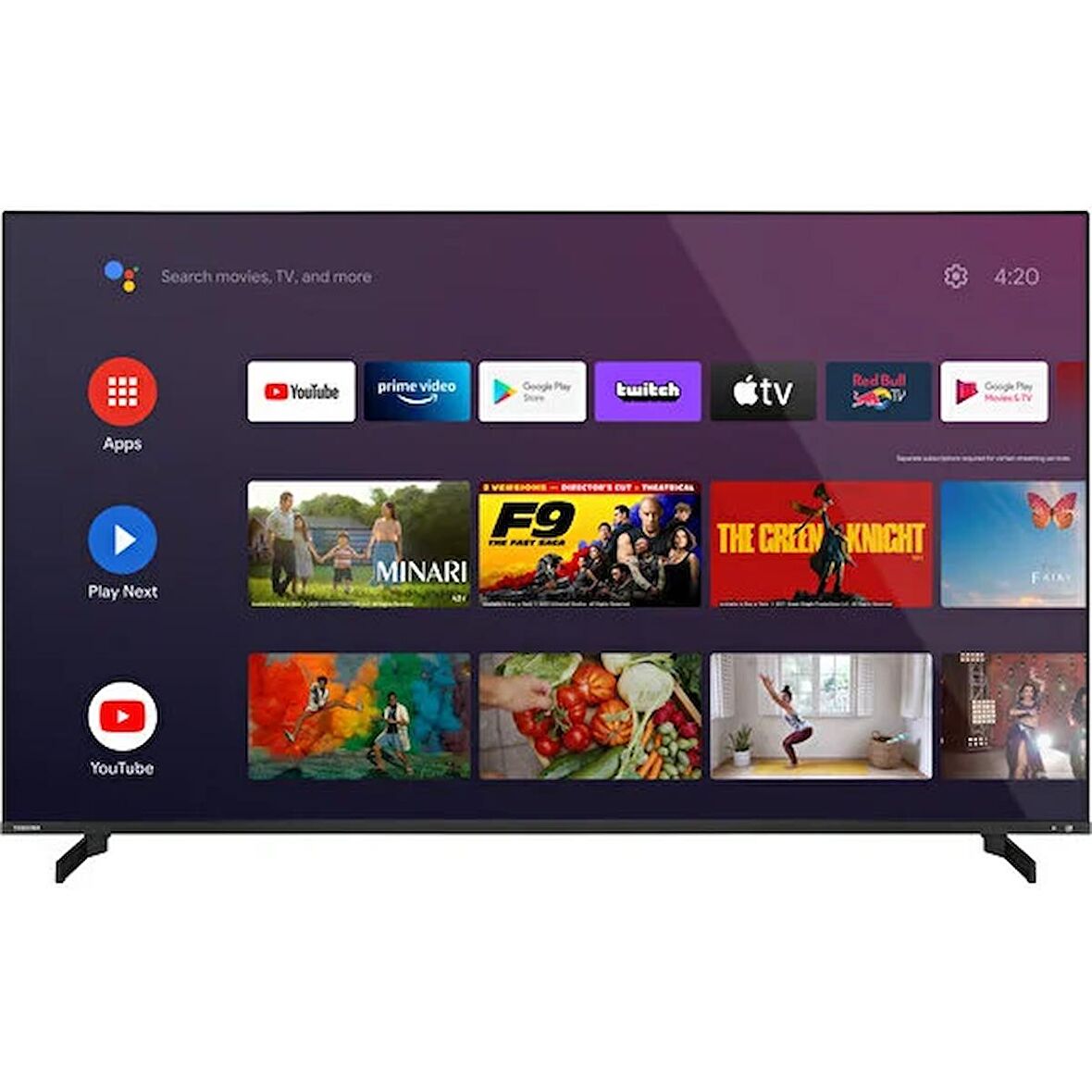 Toshiba 65QA5D63DT 65" 164 Ekran Uydu Alıcılı 4K Ultra HD Android QLED TV