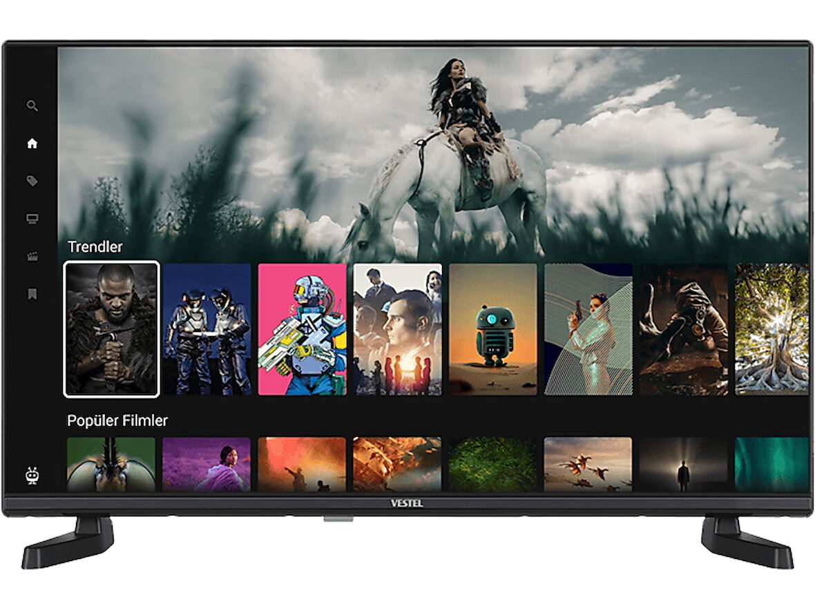 VESTEL 32HT9740 32" 80 Ekran Uydu Alıcılı HD Ready Smart LED TV