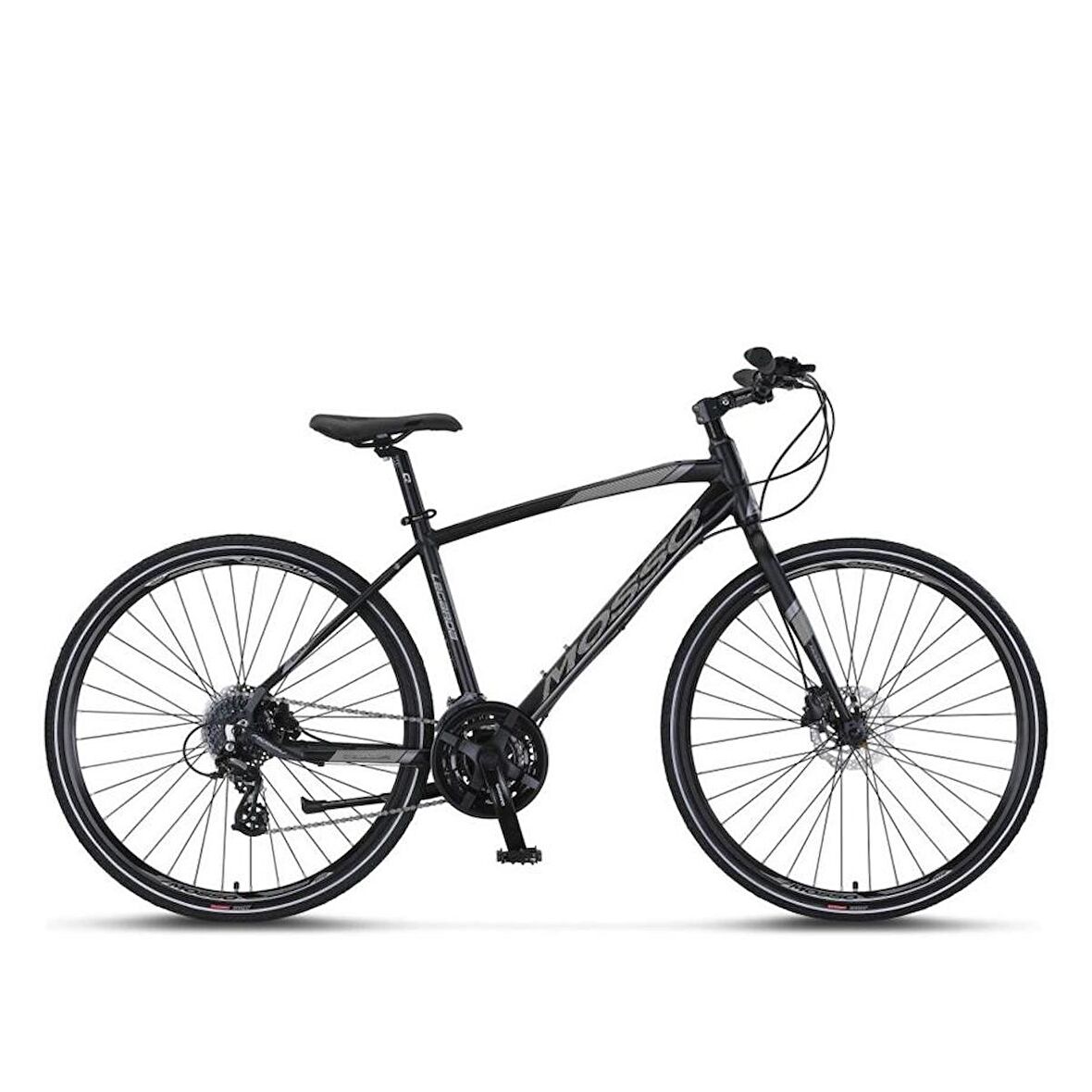 MOSSO LEGARDA-2324-MDM-H ERKEK ŞEHİR BİSİKLETİ 410H HD 28 JANT 24 VİTES SİYAH ANTRASİT