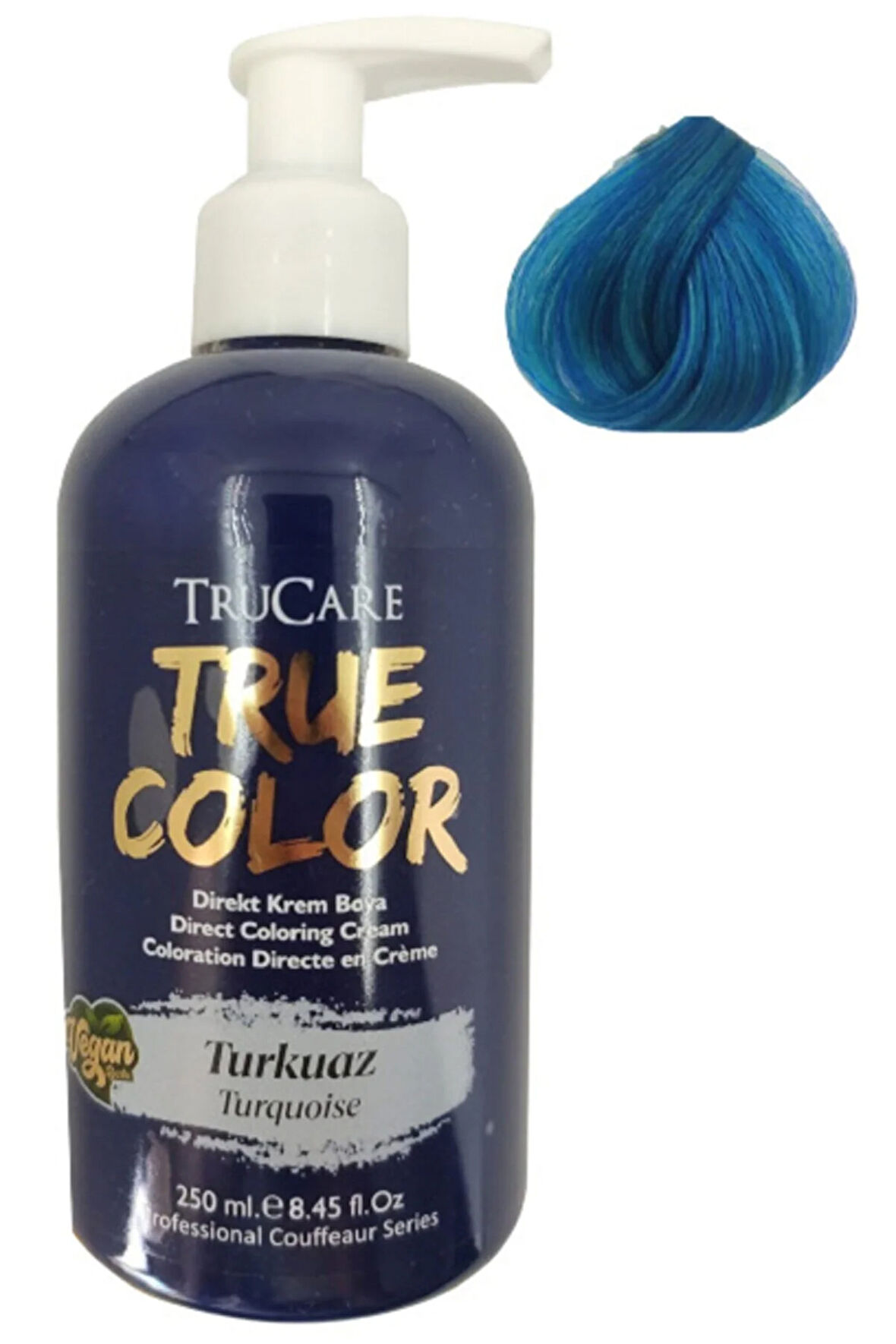 Truecolor 250ml Renkli Saç Boyası Turkuaz