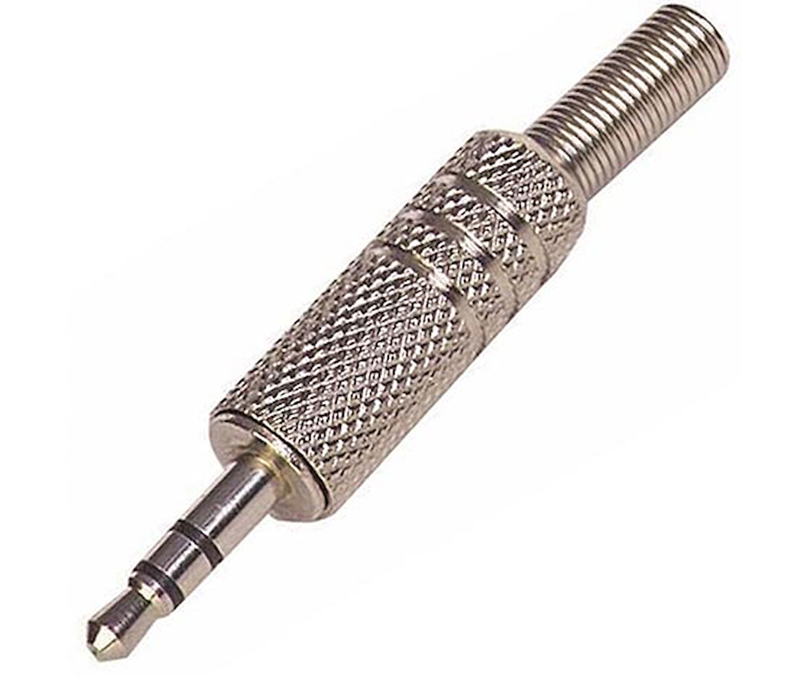 Ayt 3.5 Mm Stereo Metal Gold Jack Ses Kablosu Mikrofon Kablosu Giriş Soketi