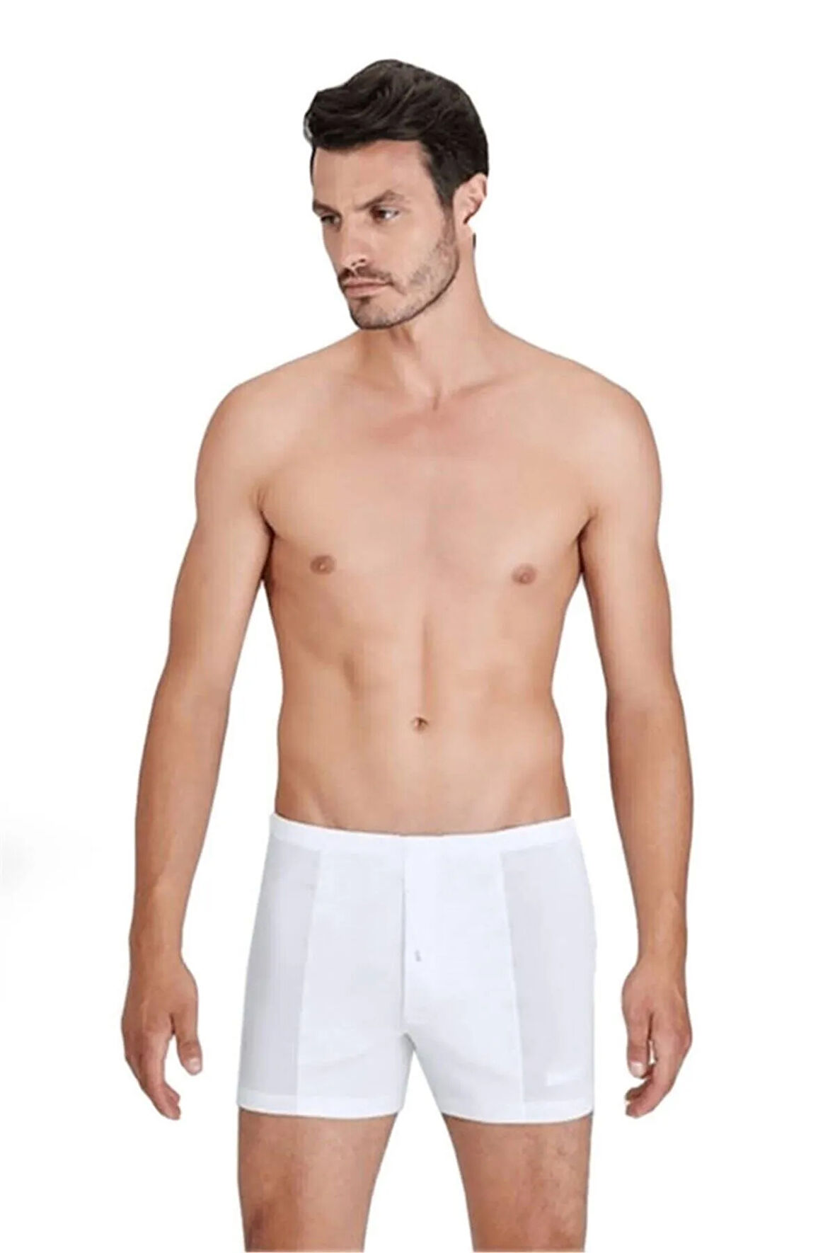 Erkek Beyaz Boxer 8019