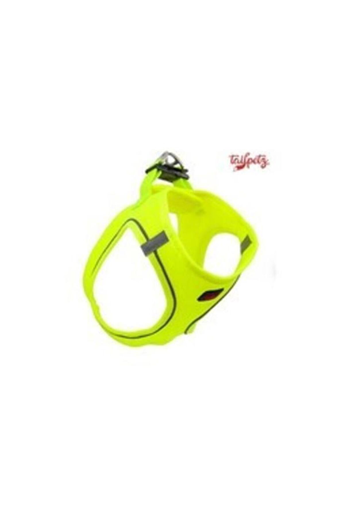 TailPetz AirMesh Köpek Göğüs Tasması Neo Lime XXXS