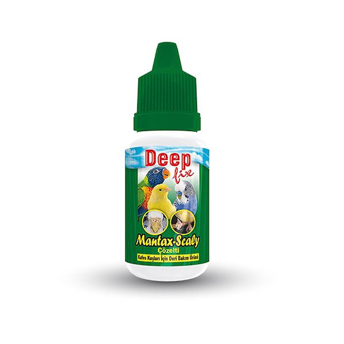 Deep Fix Mantax Scaly Kafes Kuşları İçin Deri Bakım Ürünü 20 ML