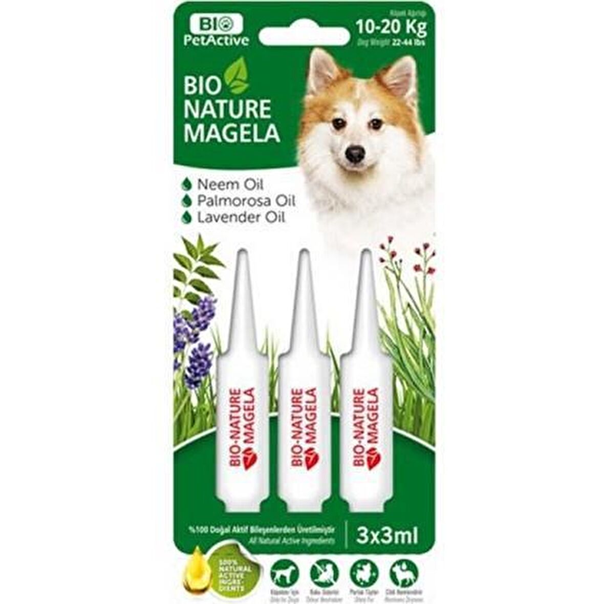 Bio Nature Magela Dog Ense Damlası 10-20 Kg 3 Ml