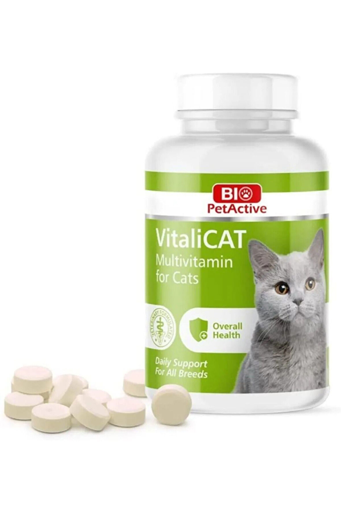 Bio Petactive Vitalicat Yetişkin Kediler İçin Multivitamin 60 Tablet