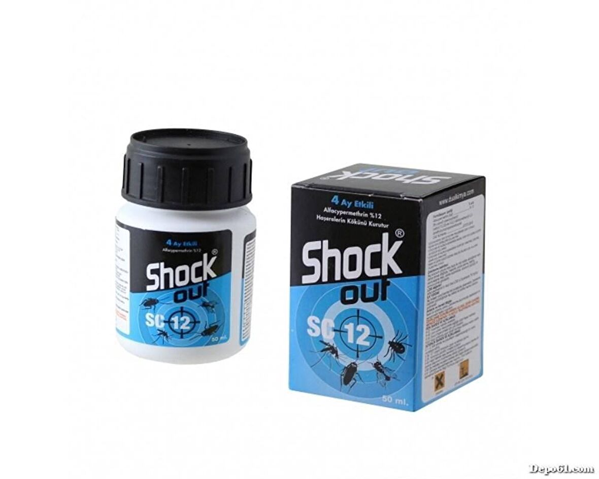 Dual Shock Out Sc12 Hamam Böceği İlacı 50 Ml