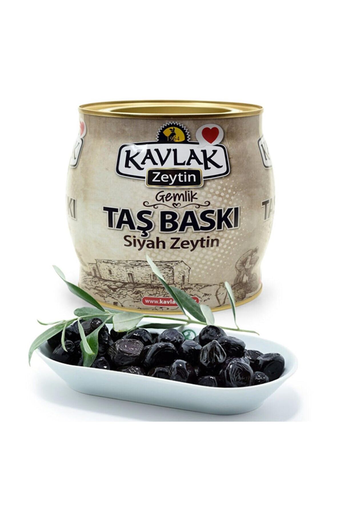 Taş Baskı Gemlik Siyah Zeytin 2 Kg