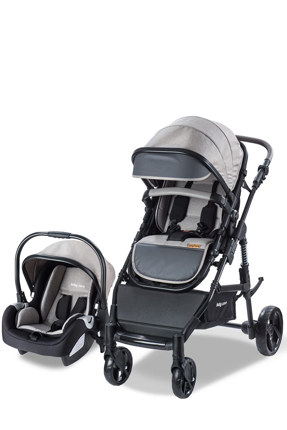 Baby Care BC-340 Bora Cross Çift Yönlü Travel Sistem Bebek Arabası