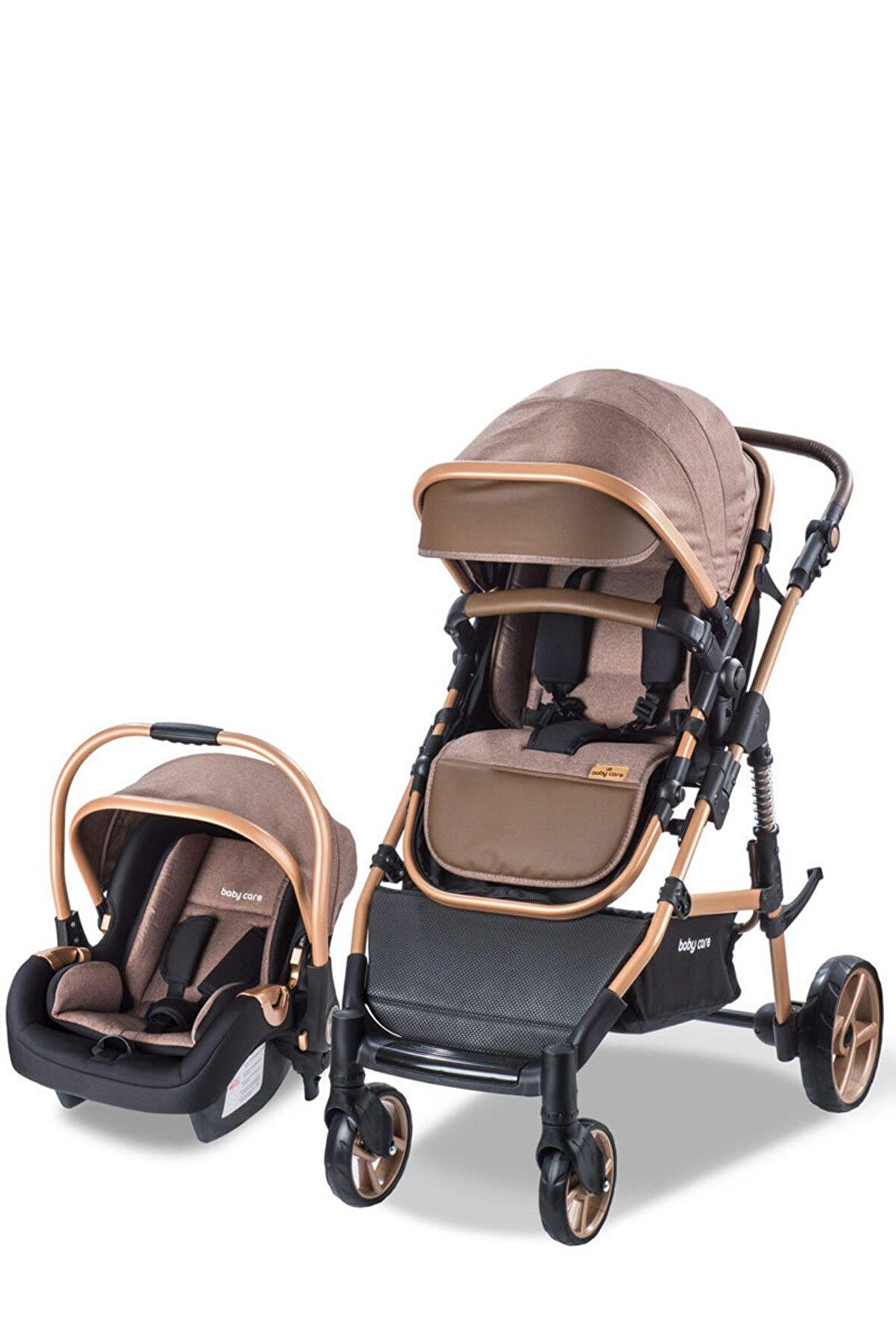 Baby Care BC-340 Bora Cross Çift Yönlü Travel Sistem Bebek Arabası