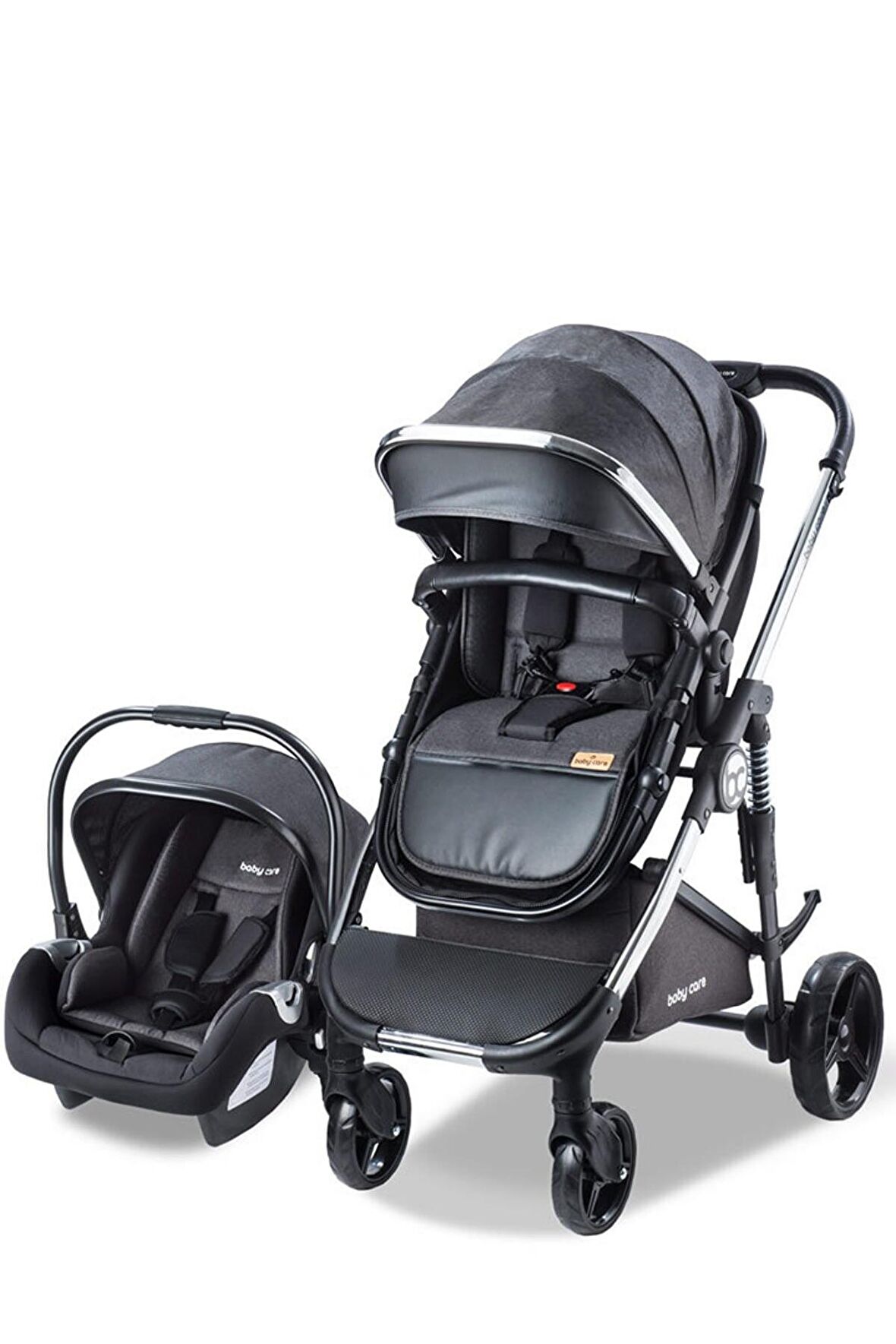 Baby Care BC-440 Collarado Chrome Çift Yönlü Travel Sistem Bebek Arabası