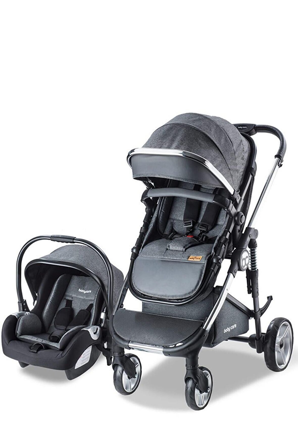 Baby Care BC-440 Collarado Chrome Çift Yönlü Travel Sistem Bebek Arabası