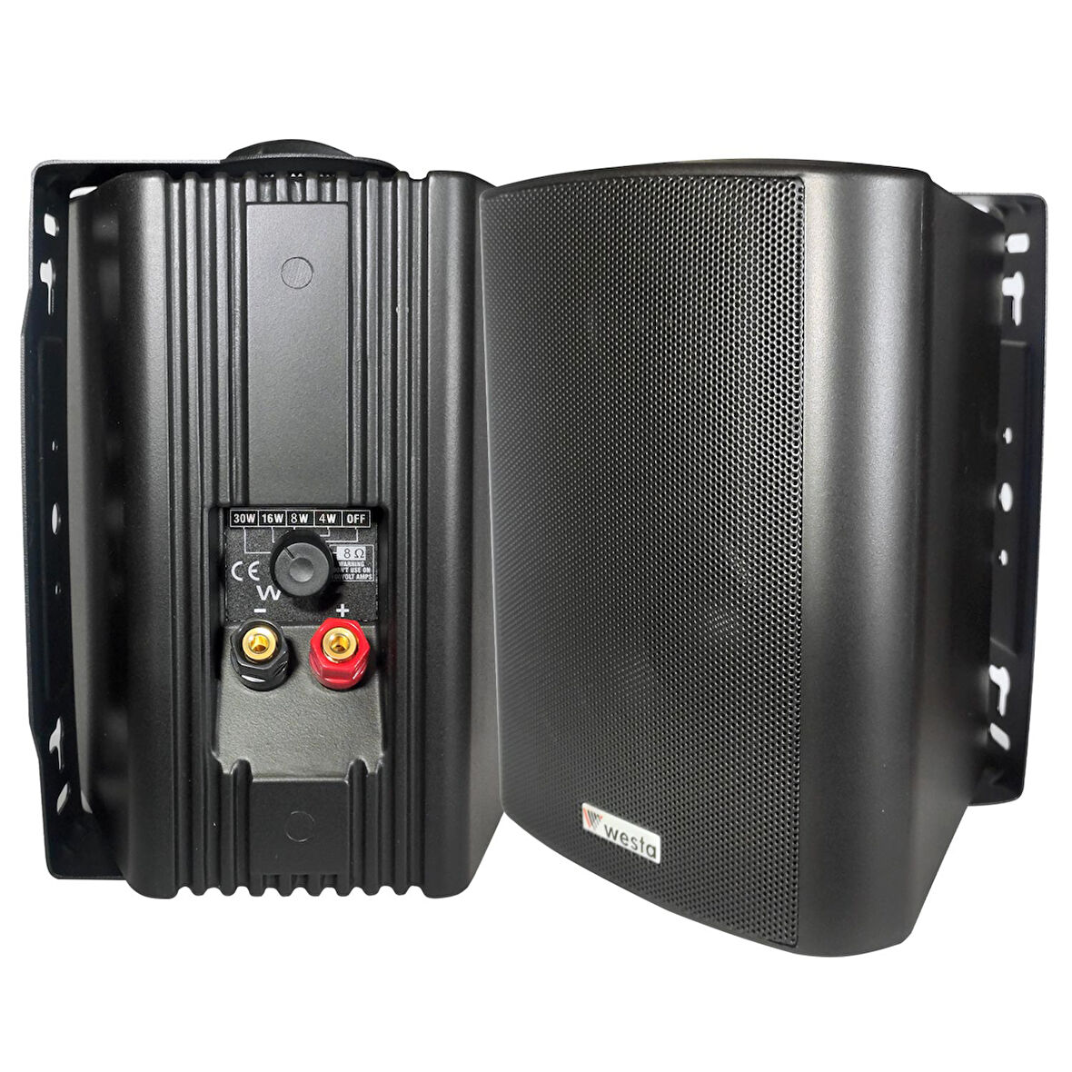 WESTA WS-6TB Sütun Hoparlör 16cm 150 Watt Trafolu Siyah 2 Adet