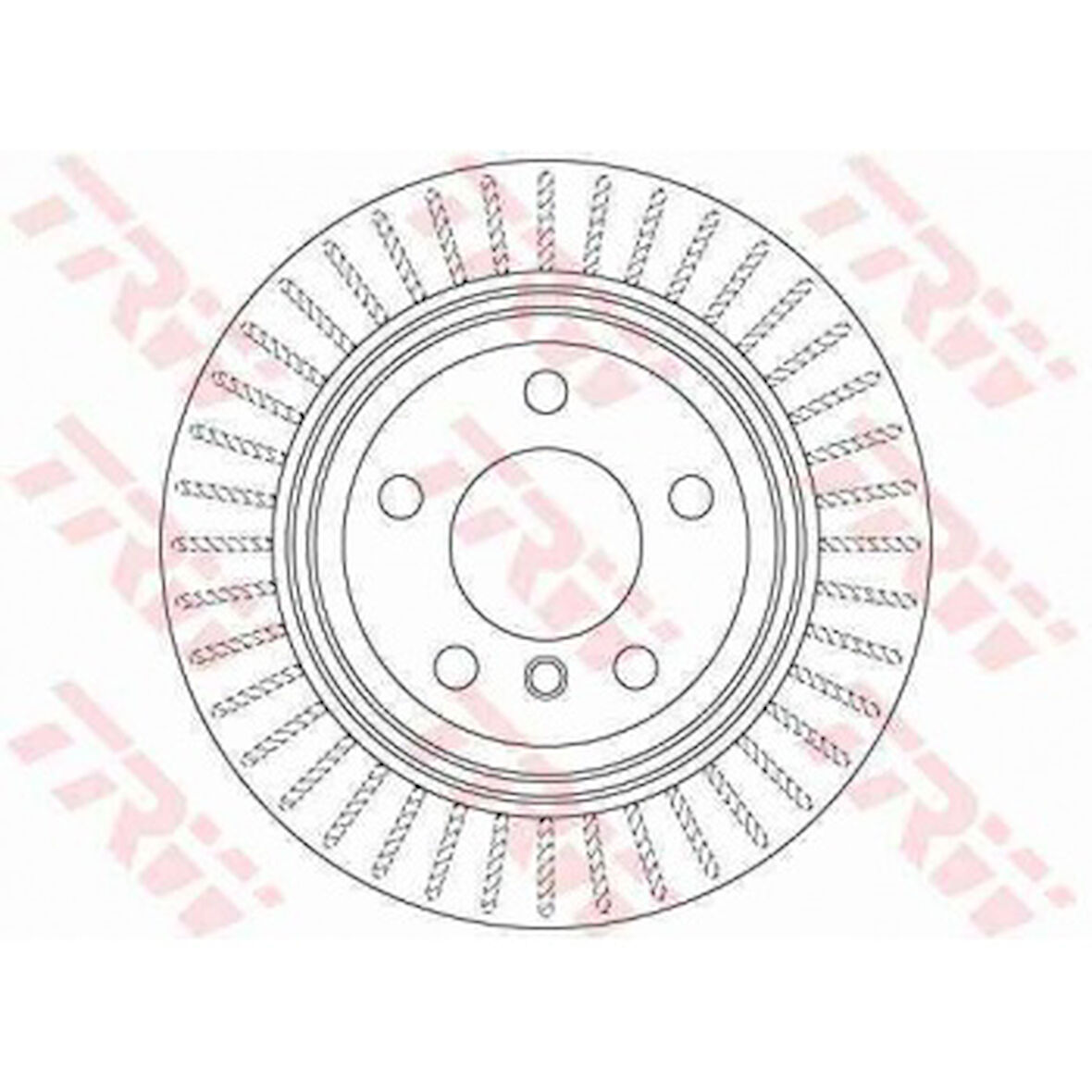 Bmw Fren Diski Arka Havalı Kaplamalı Bmw F30 F32 F34 F36 - Trw Df6513s