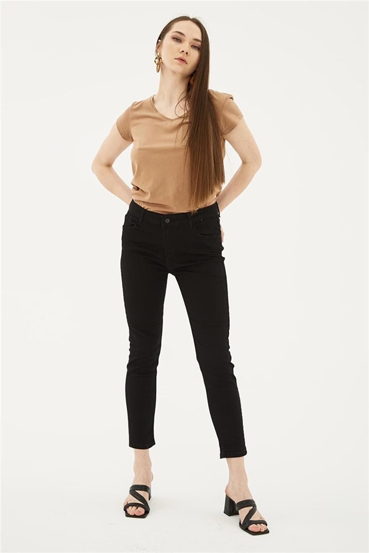 FASHION FRIENDS KADIN DENİM PANTOLON 23Y-PNT0565K1