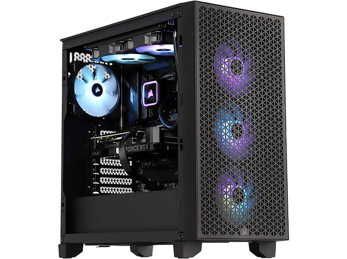 EXPER Xera PC Flex XC327 PBA İ7 12700F B760 2X8GB 1TB M2 SSD RTX4070 12GB Corsair MID-TWR Gam.Case +CV750 PSU FDOS