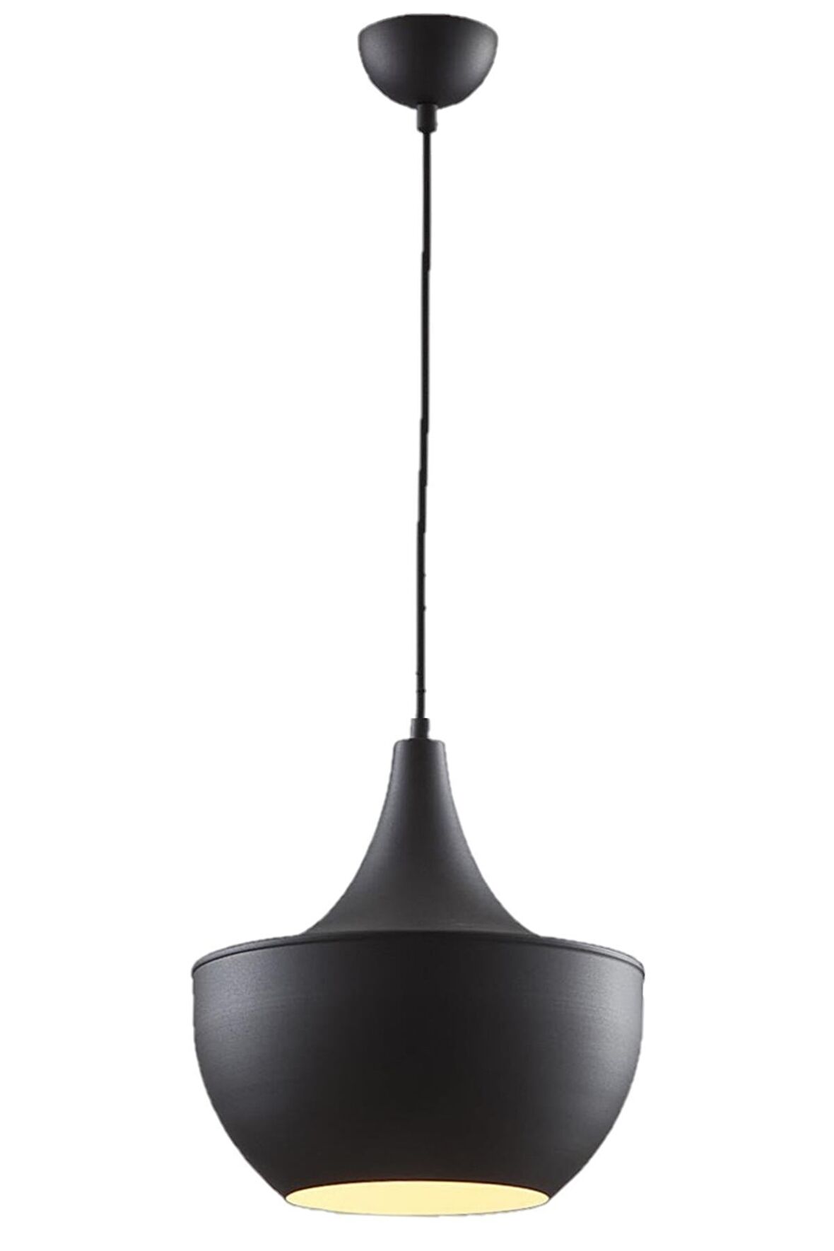 AVONNI AV-4106-M7-BSY Siyah Boyalı Modern Avize E27 Metal 40cm