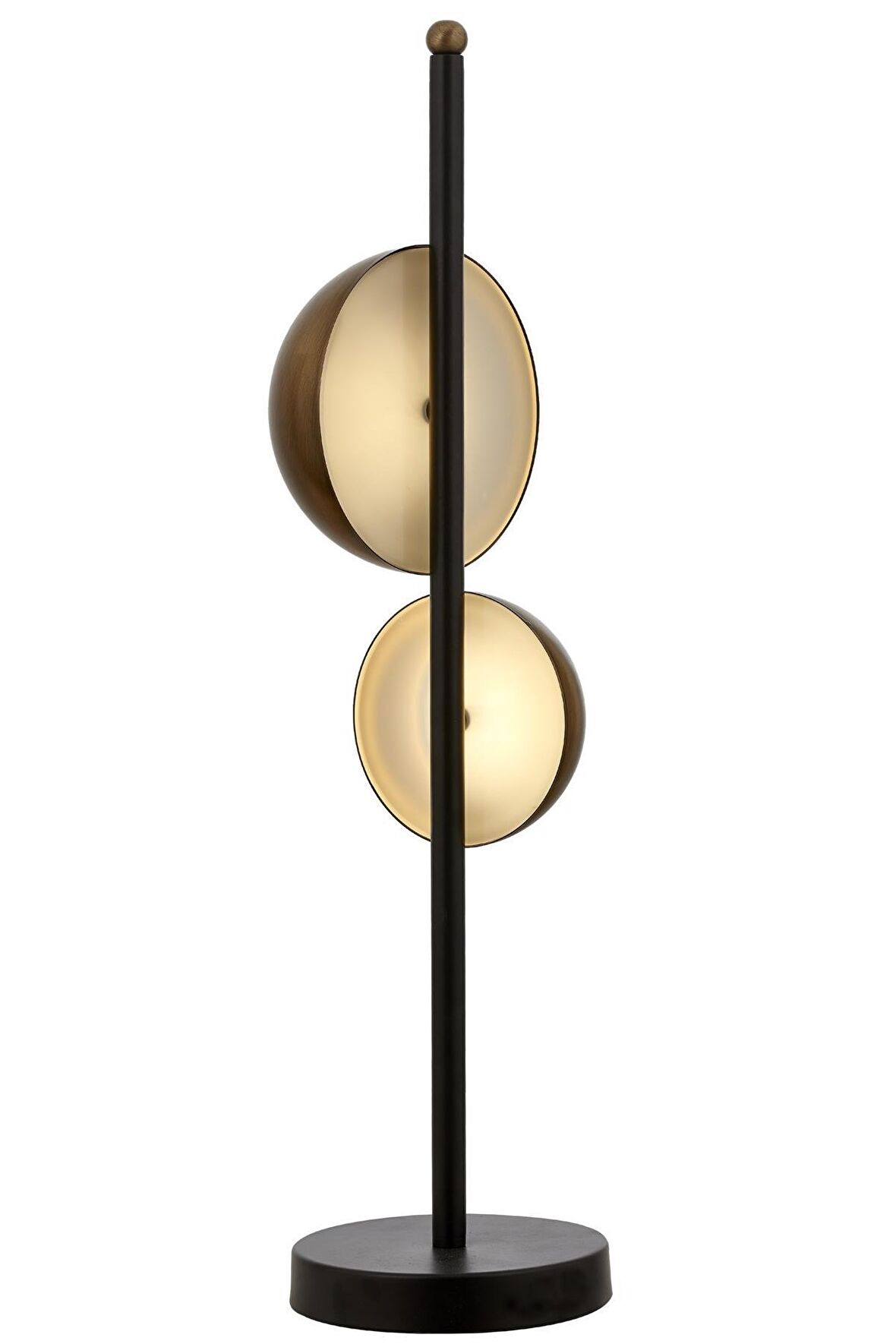 AVONNI ML-9113-2BSY Siyah Boyalı Masa Lambası E14 Metal Pleksi 15cm