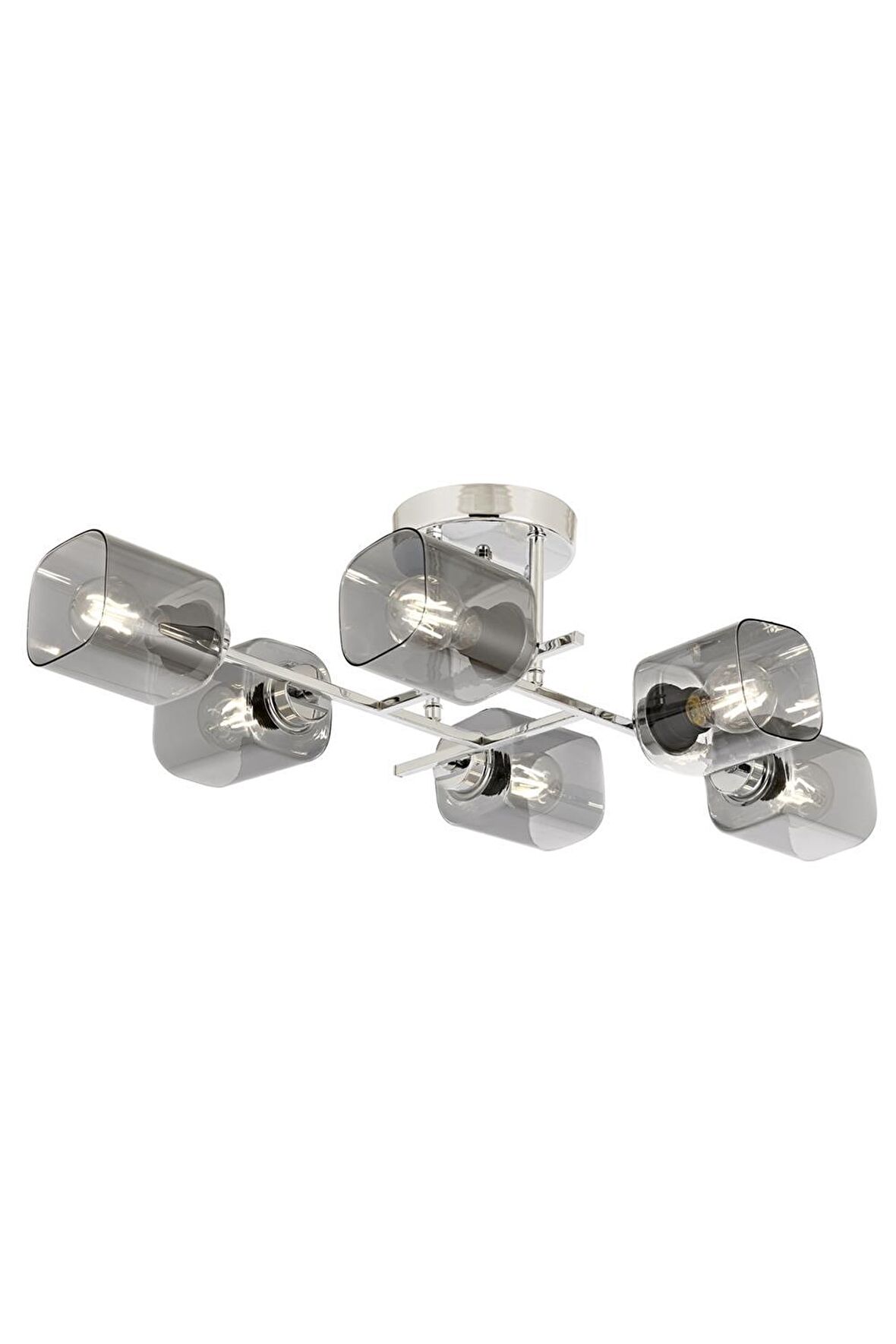AVONNI AR-60271-6K Krom Kaplama Modern Avize E27 Metal Cam 80x40cm