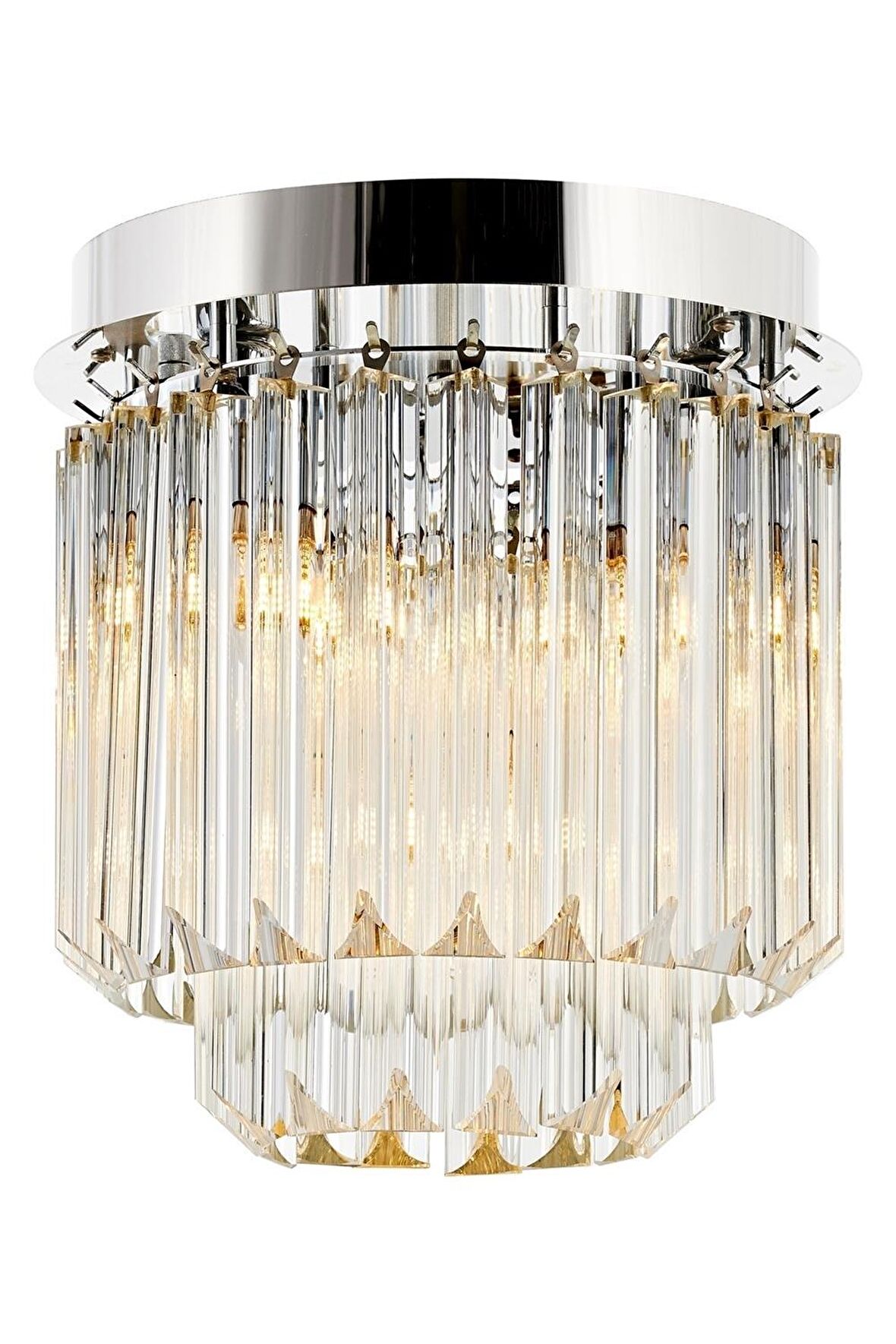 AVONNI AR-60298-K30 Krom Kaplama Klasik Avize E14 Metal Kristal 30cm