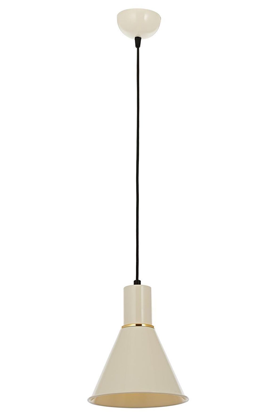 AVONNI AV-4106-M22-BBY Beyaz Boyalı Modern Avize E27 Metal 20cm