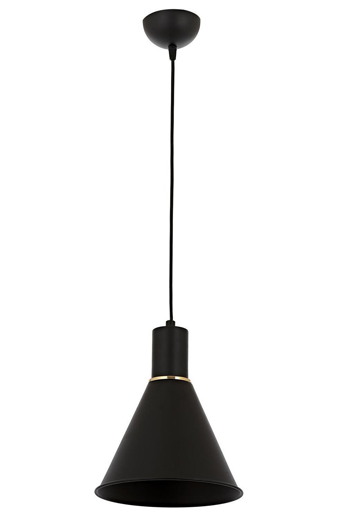 AVONNI AV-4106-M22-BSY Siyah Boyalı Modern Avize E27 Metal 20cm