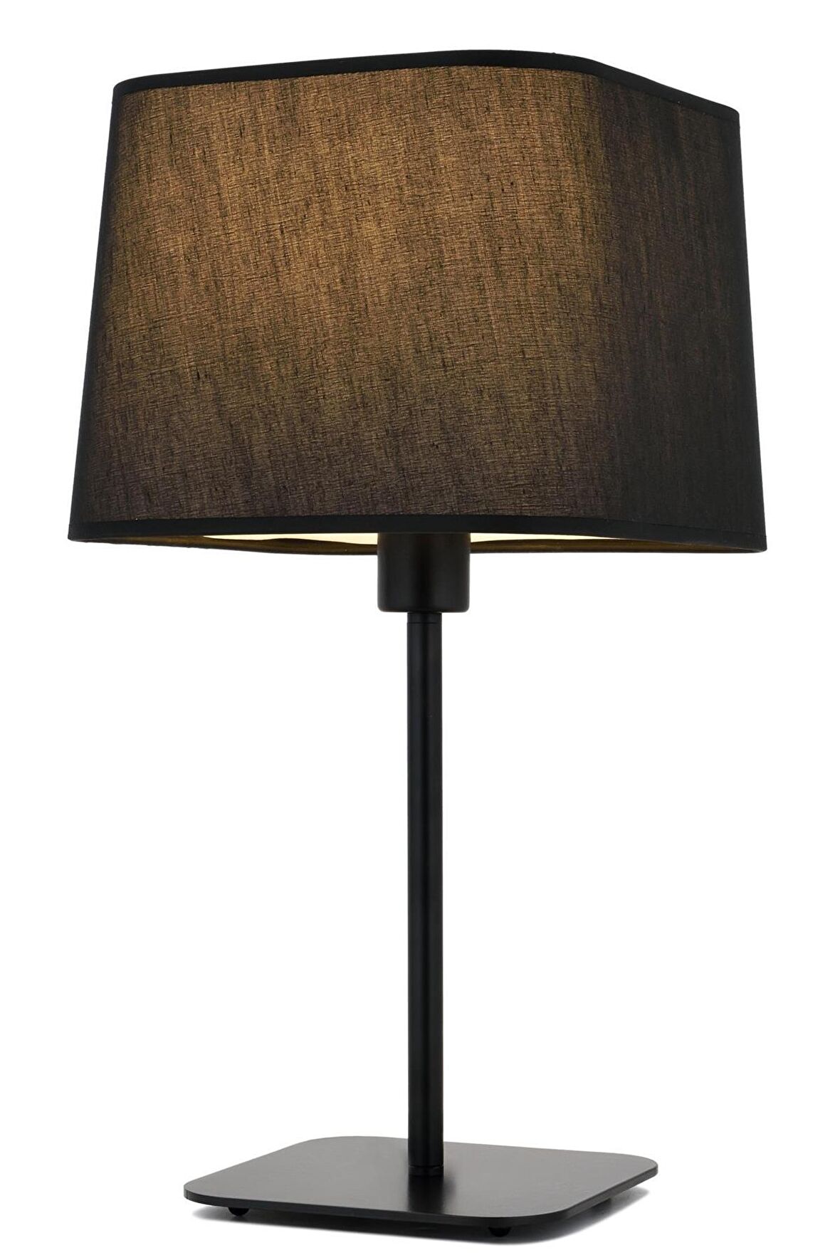 AVONNI HML-9071-1BS Siyah Boyalı Masa Lambası E27 Metal Kumaş 27x27cm