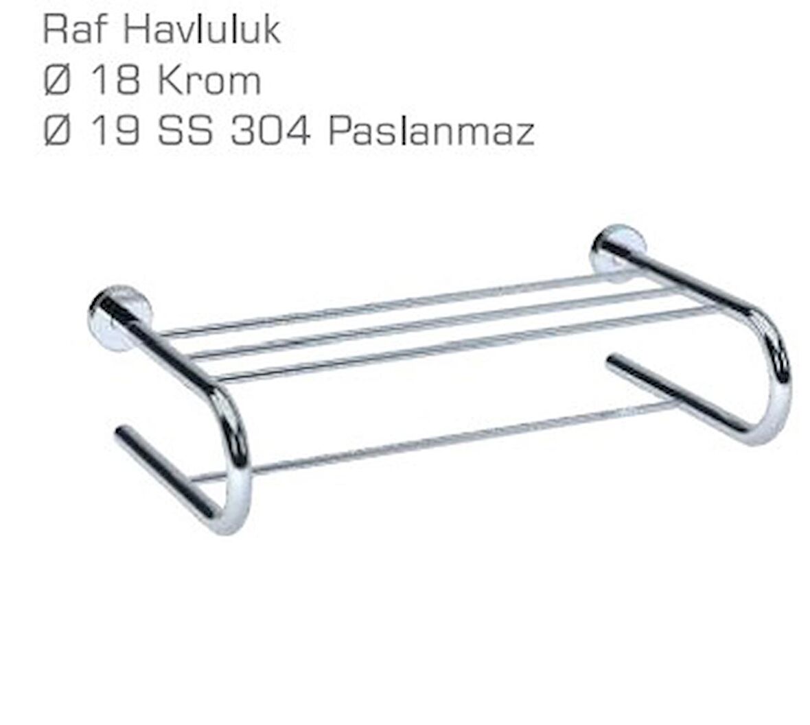 Duxxa Raf Havluluk Lamalı Q19 Paslanmaz (A.911.P.L.19)