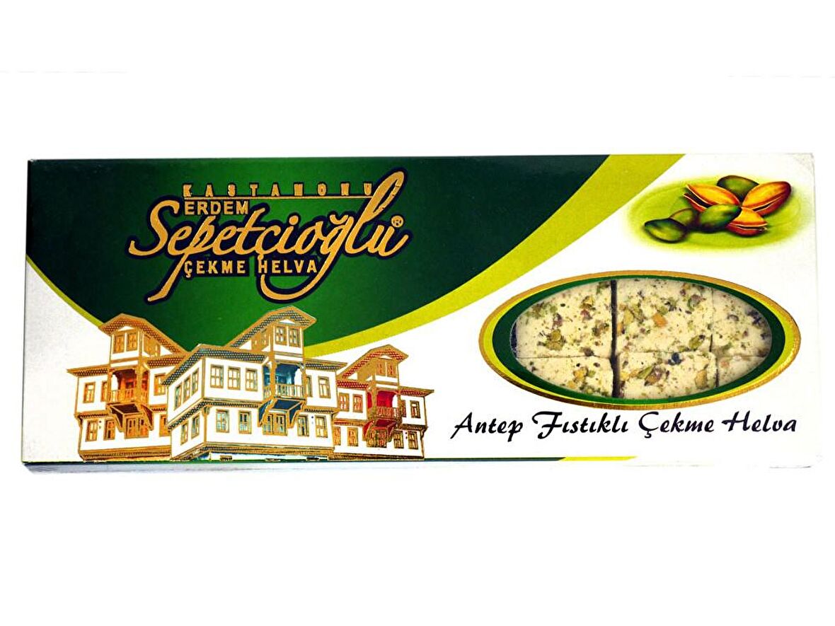 Erdem Sepetçioğlu Antep Fıstıklı Çekme Helva 410 gr