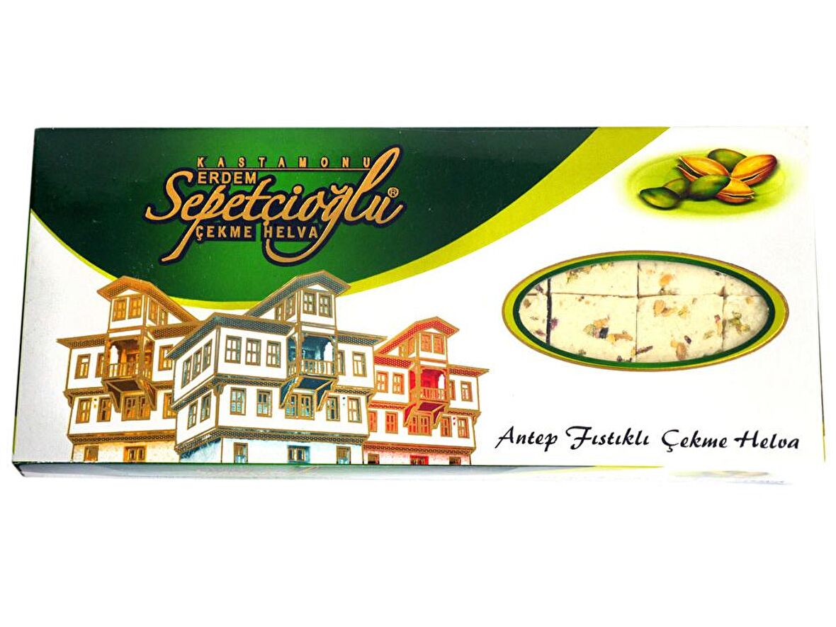 Erdem Sepetçioğlu Antep Fıstıklı Çekme Helva 650 gr