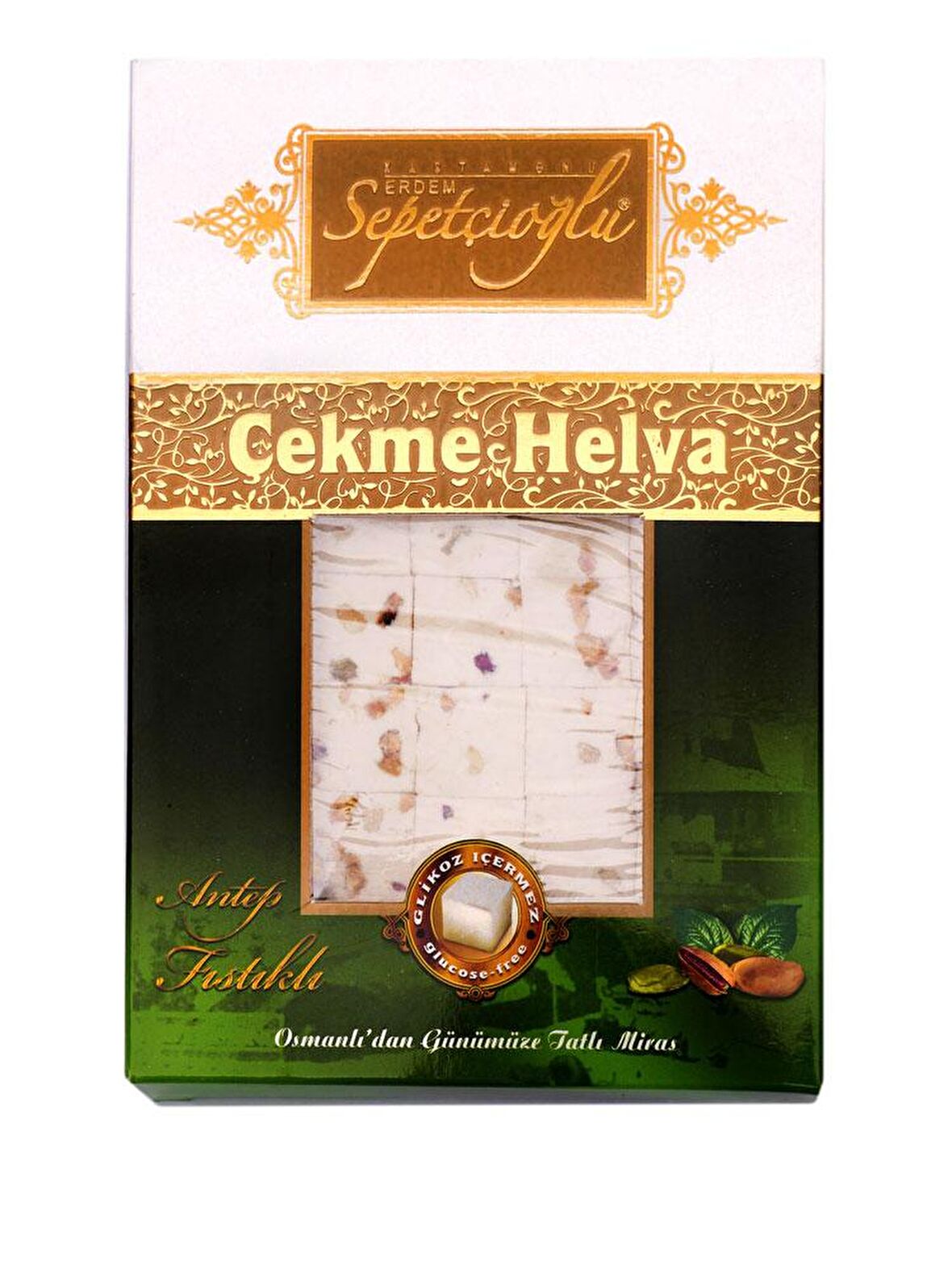 Erdem Sepetçioğlu Antep Fıstıklı Çekme Helva (V) 280 gr