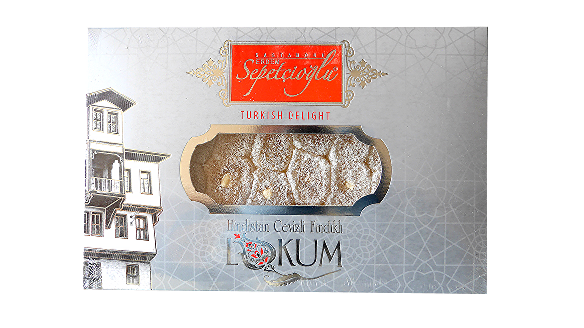 Erdem Sepetçioğlu Hindistan Cevizli Fındıklı Lokum 350 gr