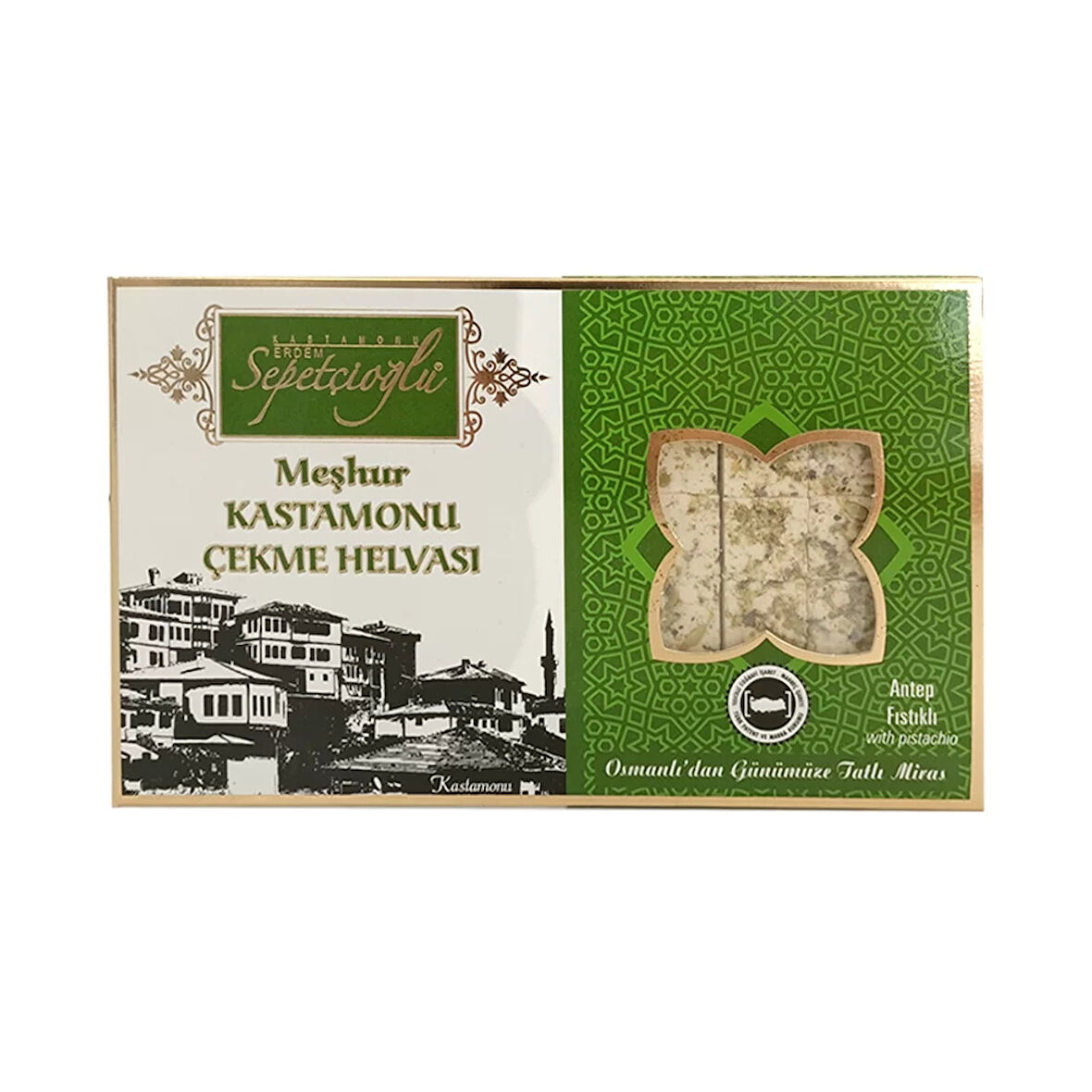 Erdem Sepetçioğlu Antep Fıstıklı Çekme Helva 180G